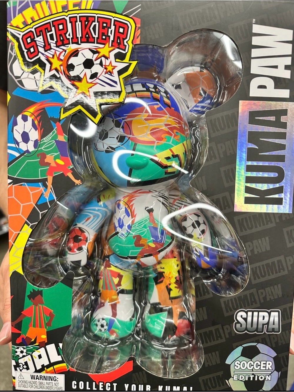 Kuma Paw Soccer Edition Kids Toy - Multicolor
